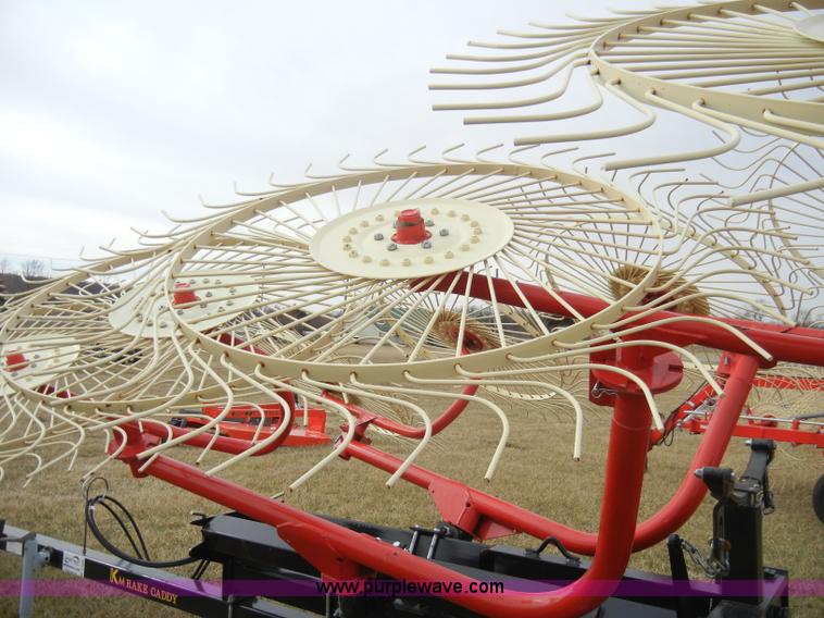 image for item A6689 KM Rake Caddy 8 wheel rake