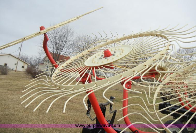 image for item A6689 KM Rake Caddy 8 wheel rake