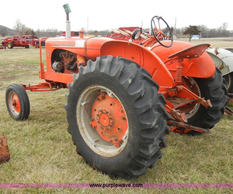 image for item A6692 Allis Chalmers WD45 tractor with attachments