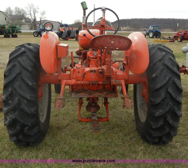 image for item A6692 Allis Chalmers WD45 tractor with attachments