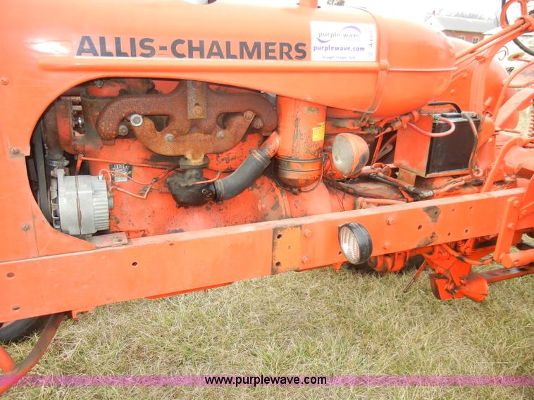 image for item A6692 Allis Chalmers WD45 tractor with attachments