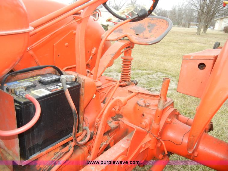 image for item A6692 Allis Chalmers WD45 tractor with attachments