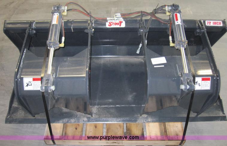 image for item A8049 Stout hydraulic grapple bucket