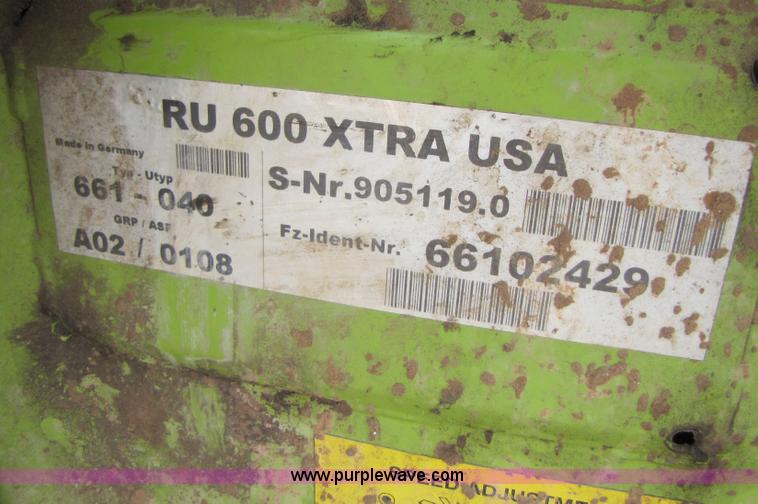 image for item B2172 Claas RU600 XTRA rotary harvesting forage head