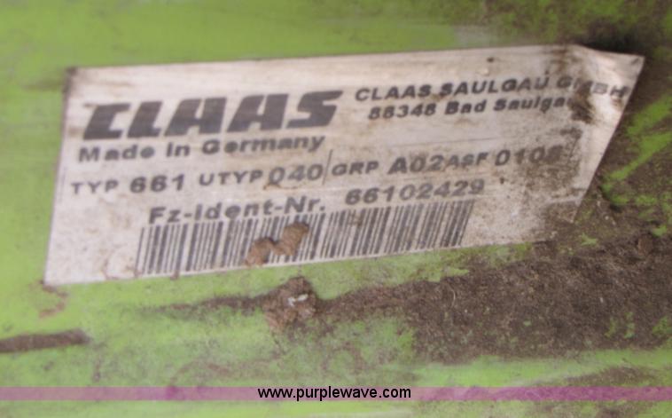 image for item B2172 Claas RU600 XTRA rotary harvesting forage head