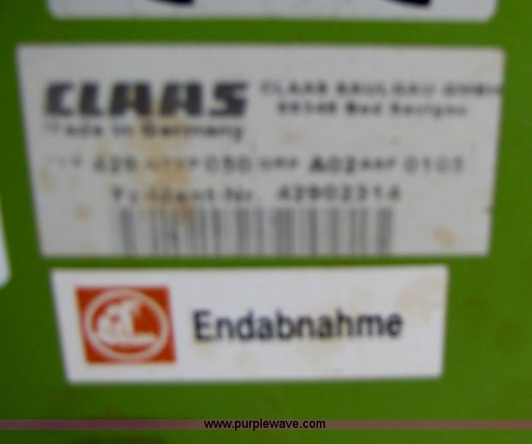 image for item B2174 Claas PU 380HD pick up forage head