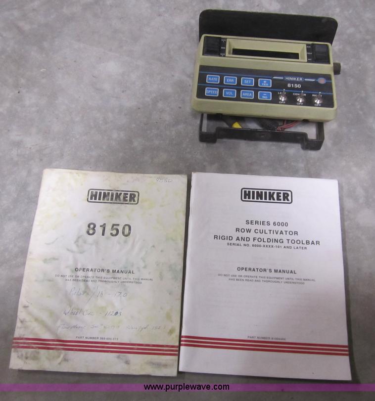 image for item B5582 Hiniker 6000 eight row cultivator