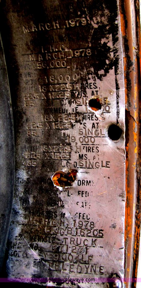 image for item B5607 1978 International F5050 feed truck