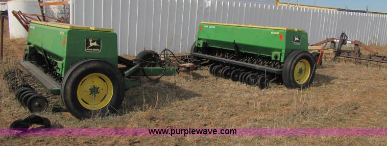 image for item C9608 (2) John Deere 8350 16 row drills with tandem hitch