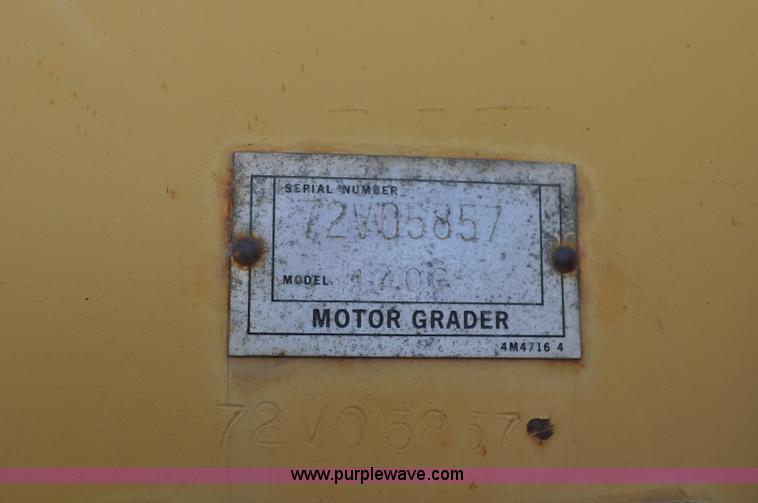 image for item A5812 1982 Caterpillar 140G motor grader