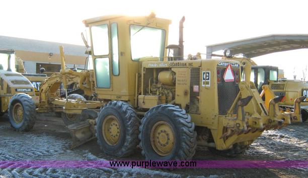 image for item A5815 1984 Caterpillar 140G motor grader