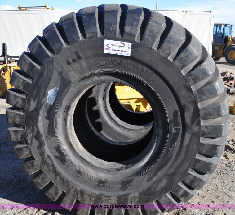 image for item A5816 (2) 29.5-29 General tires