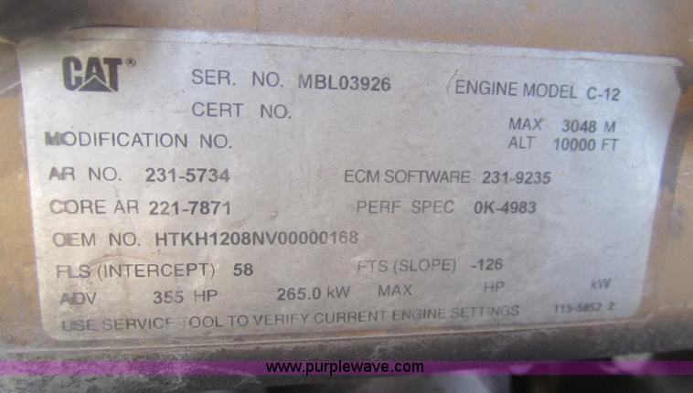 image for item B3155 1996 Kenworth T800 semi truck