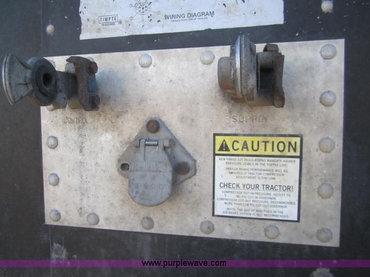 image for item B5596 1997 Timpte Super Hopper 46' grain trailer