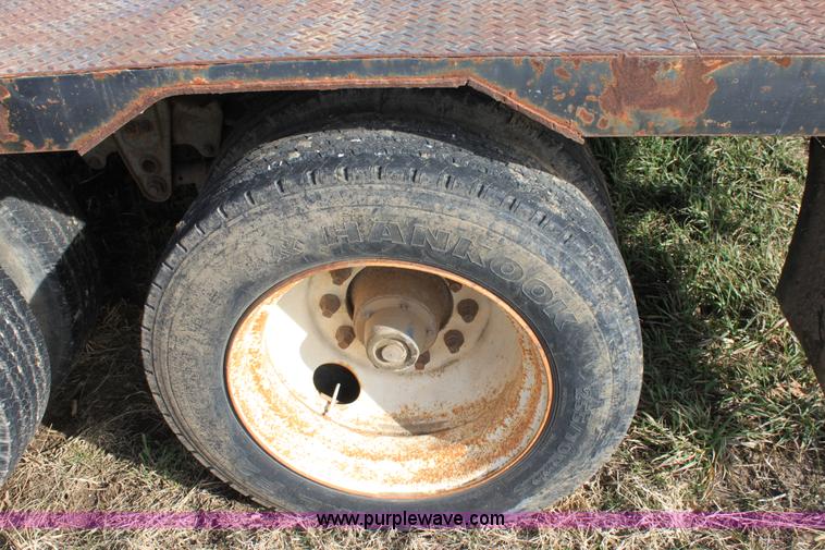 image for item B8899 1994 shop built tandem axle drop deck trailer