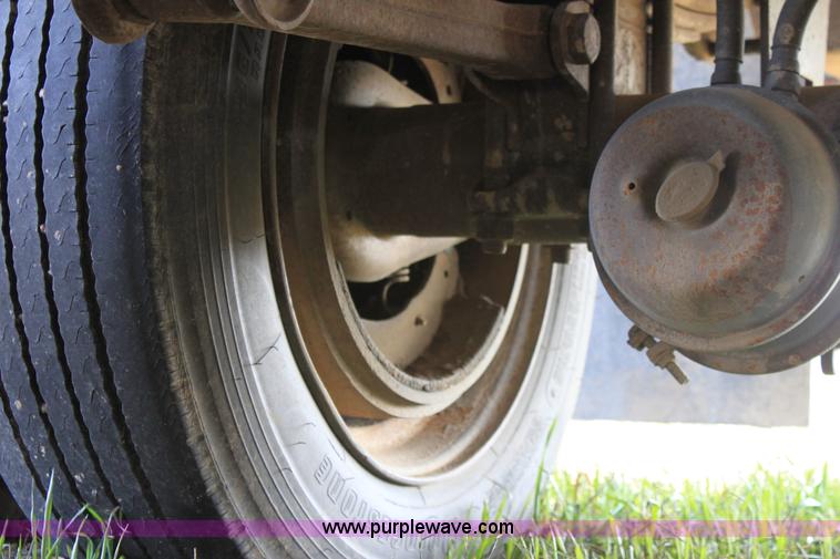 image for item B8899 1994 shop built tandem axle drop deck trailer