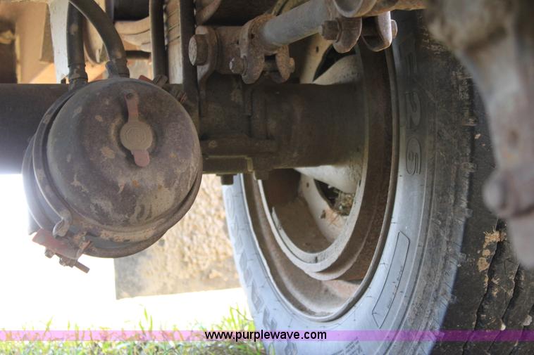 image for item B8899 1994 shop built tandem axle drop deck trailer