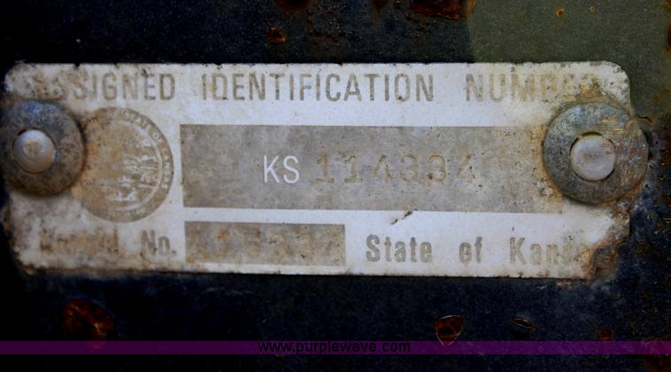 image for item B8899 1994 shop built tandem axle drop deck trailer