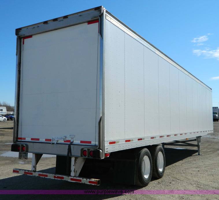 image for item D8758 2001 utility box van trailer