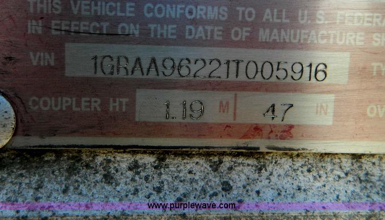 image for item D8759 2001 Great Dane box van trailer