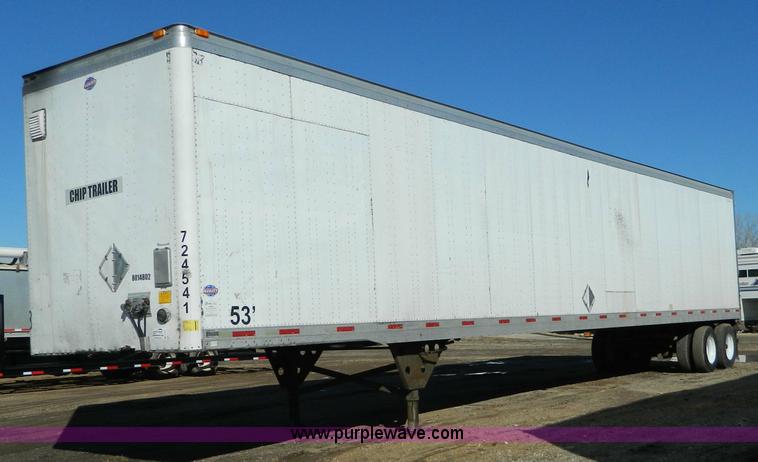 image for item D8761 1997 Utility box van trailer