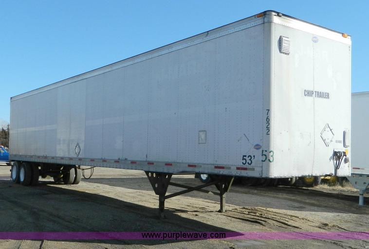 image for item D8761 1997 Utility box van trailer