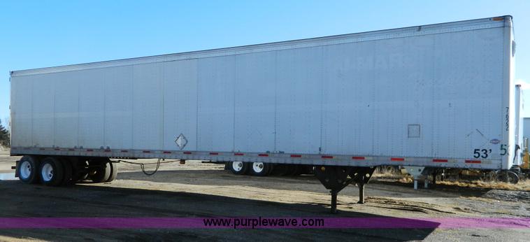 image for item D8761 1997 Utility box van trailer