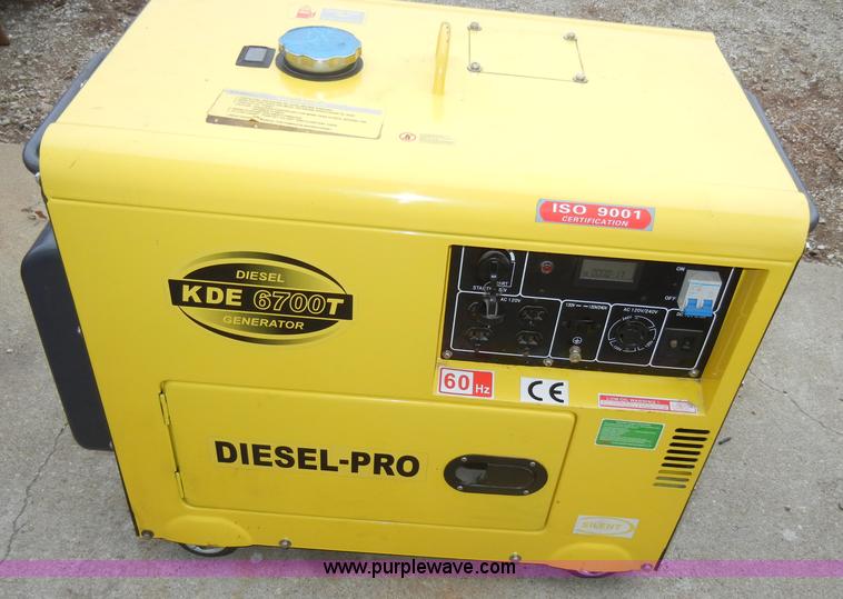 image for item A3484 KDE 6700T diesel generator