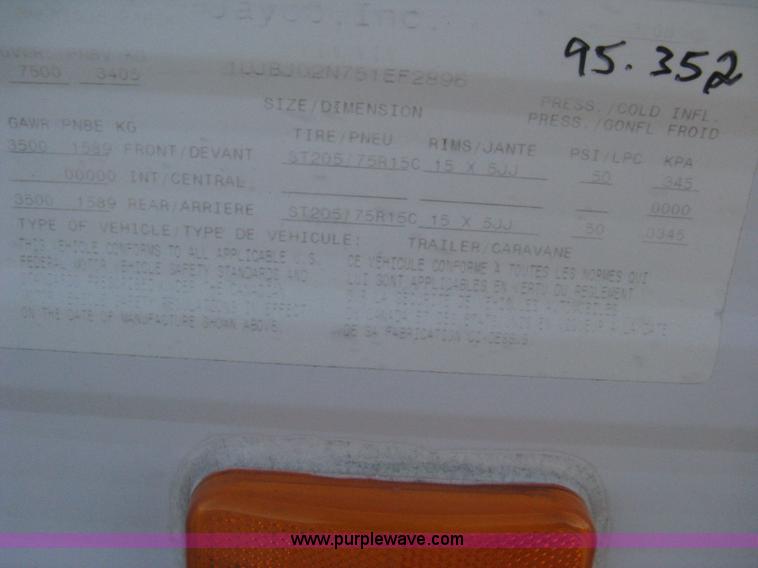 image for item A6026 2005 Jayco Jay Flight 27BH camper