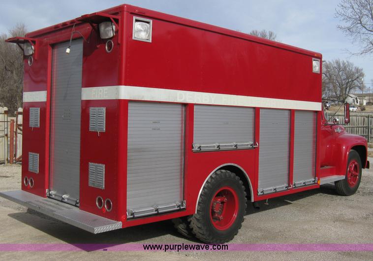 image for item A6052 1956 Ford F800 Big Job firetruck