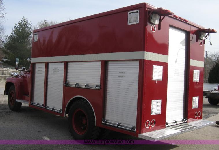 image for item A6052 1956 Ford F800 Big Job firetruck