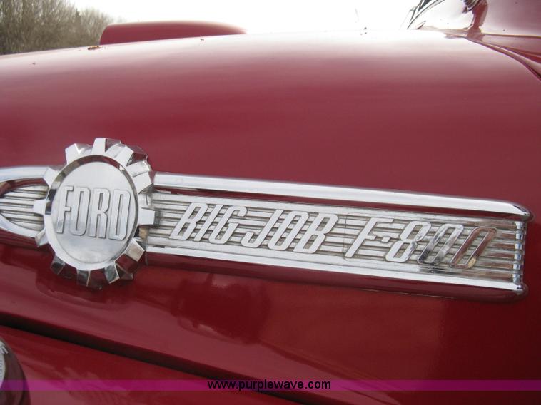 image for item A6052 1956 Ford F800 Big Job firetruck
