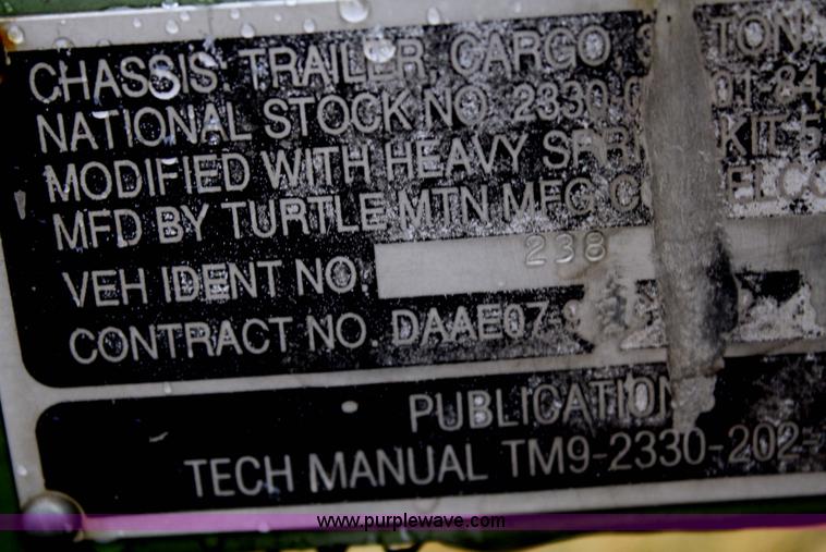 image for item A6744 Military dump trailer