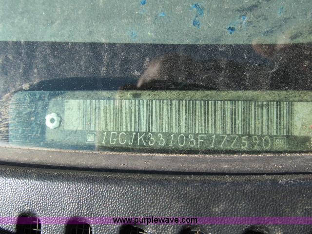 image for item B5079 2003 Chevrolet Silverado K3500 LT crew cab pickup truck