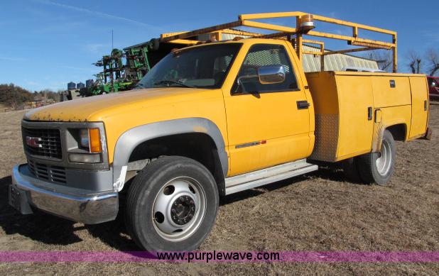 image for item B5083 1996 GMC Sierra 3500HD SL service truck