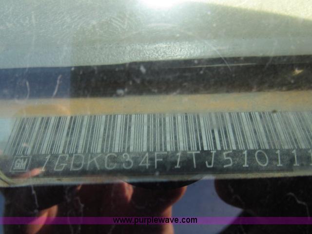 image for item B5083 1996 GMC Sierra 3500HD SL service truck