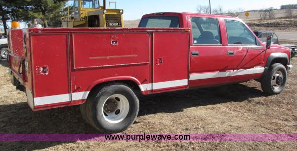 image for item B5086 1997 Chevrolet Cheyenne 3500 crew cab service truck