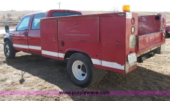 image for item B5086 1997 Chevrolet Cheyenne 3500 crew cab service truck