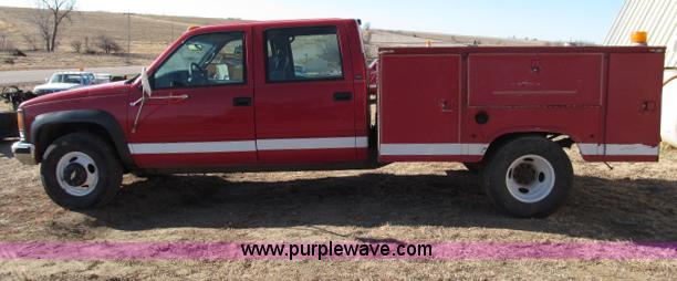 image for item B5086 1997 Chevrolet Cheyenne 3500 crew cab service truck
