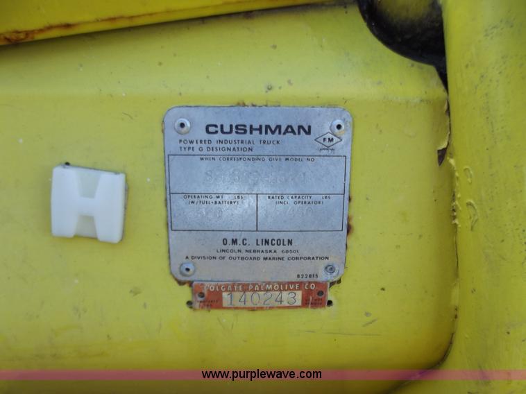 image for item B6160 Cushman three wheel cart