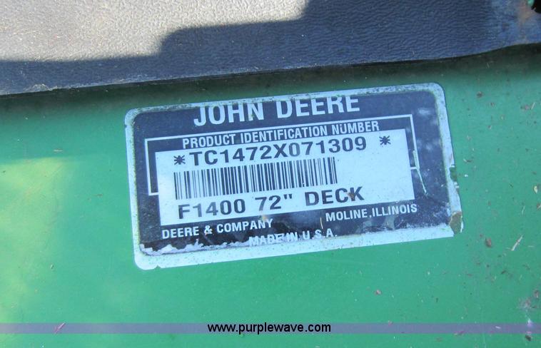 image for item B9072 John Deere 1445 lawn mower