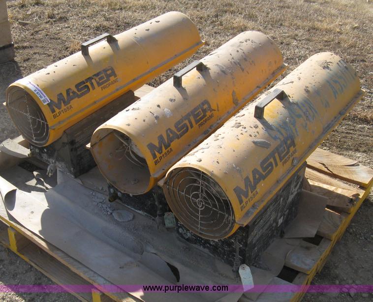image for item B9730 (3) Master BLP 155A propane torpedo heaters