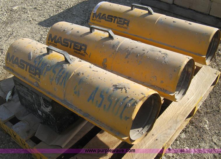 image for item B9730 (3) Master BLP 155A propane torpedo heaters