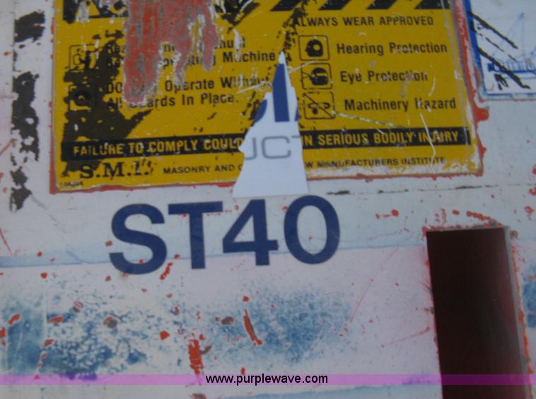 image for item B9732 Norton Clipper ST40 concrete saw