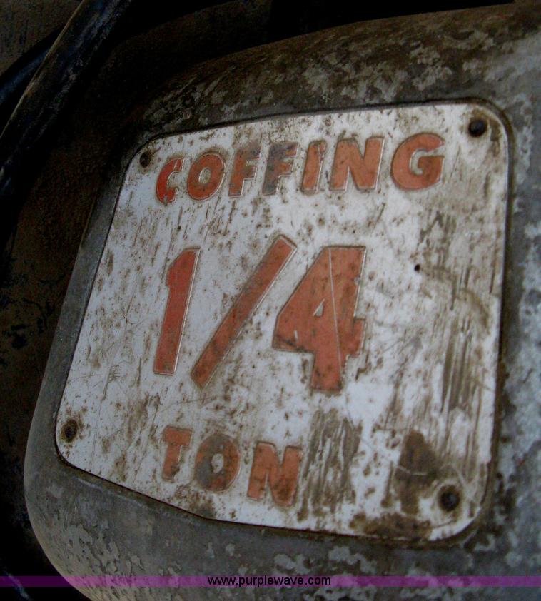 image for item B9733 Coffing 1/4 ton electric chain hoist