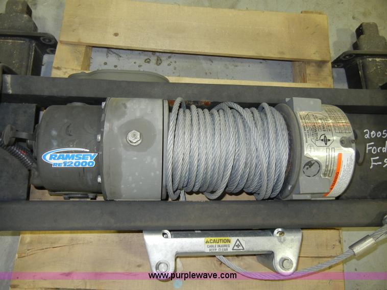 image for item C4141 Ramsey RE12000 winch and bracket unit