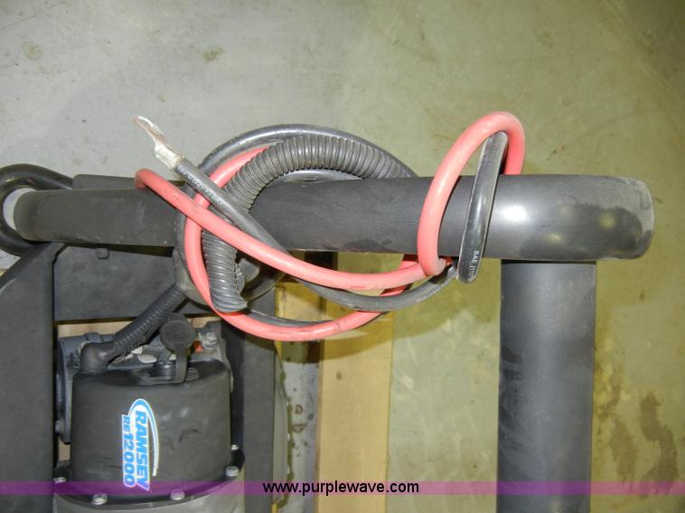 image for item C4141 Ramsey RE12000 winch and bracket unit