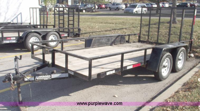 image for item C5719 2008 Anderson LST6x14 utility trailer