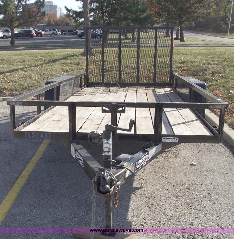 image for item C5719 2008 Anderson LST6x14 utility trailer