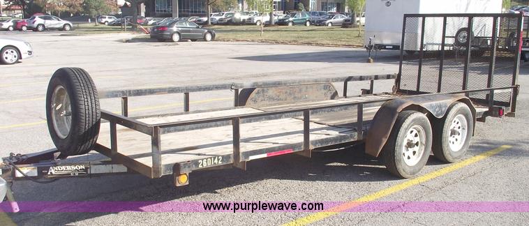 image for item C5723 2006 Anderson 18' utility trailer